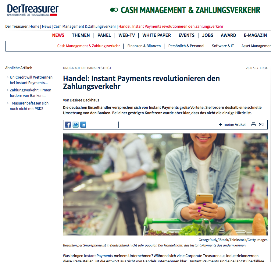 Instant Payments Praxistag